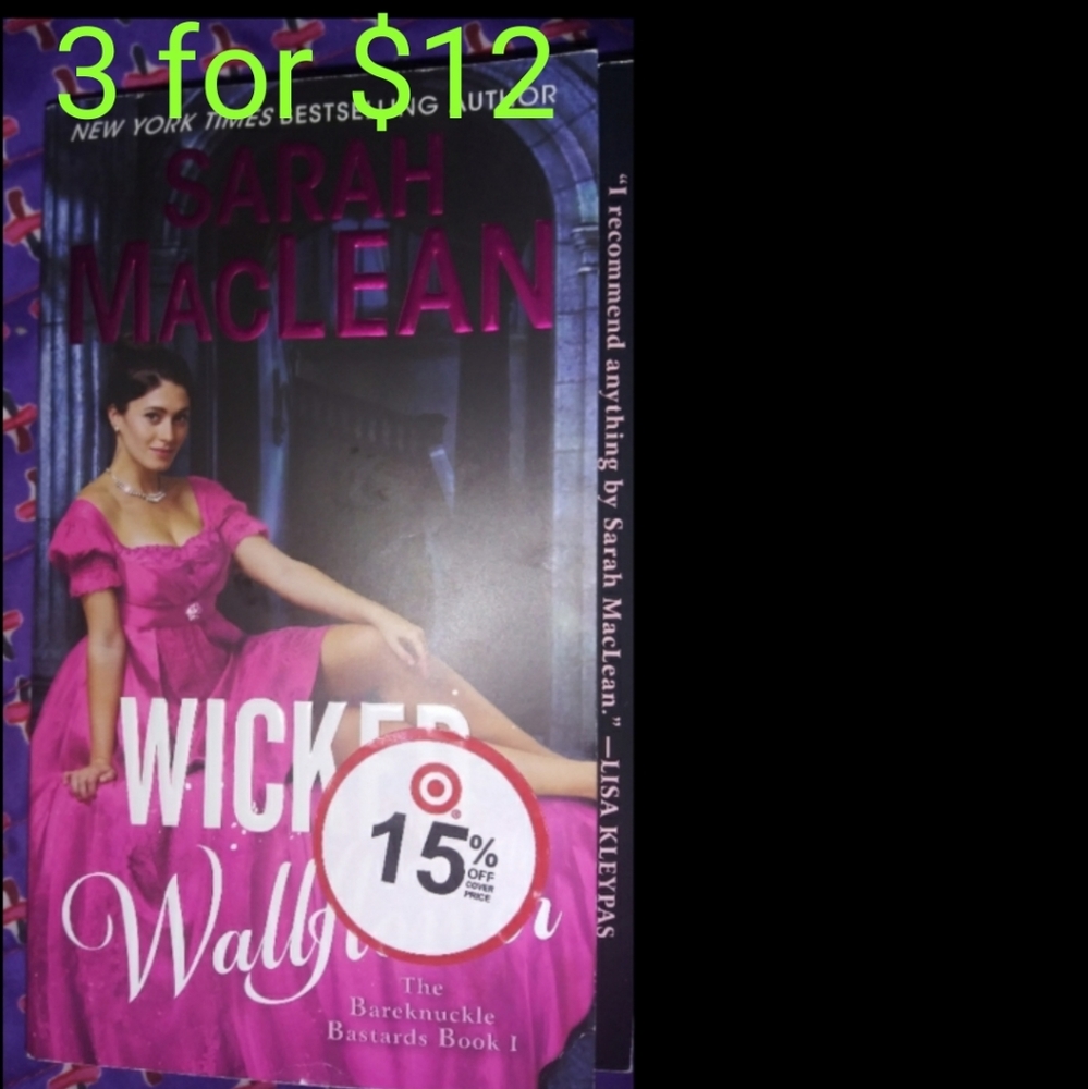 New Wicked Wallflowers romance novel/ book